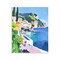 Stupell Industries Colorful Italian Coast Wall Plaque, design by Riley B